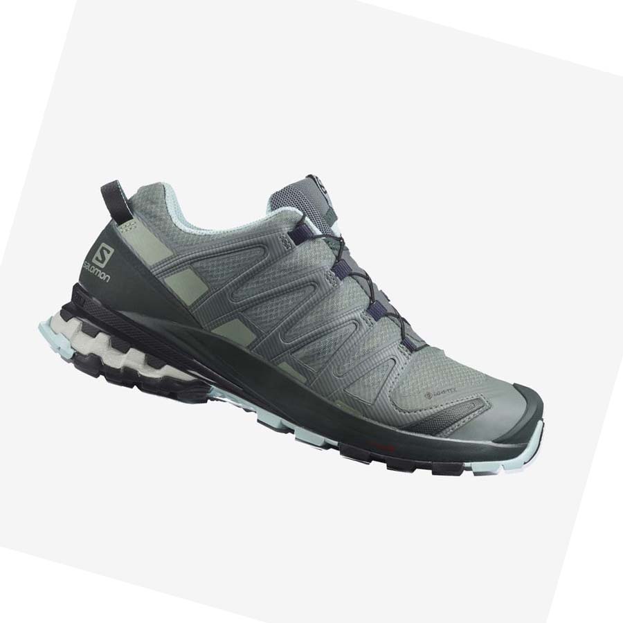 Tenis Senderismo Salomon WoXA PRO 3D v8 GORE-TEX Mujer Verdes | MX 2828KOR